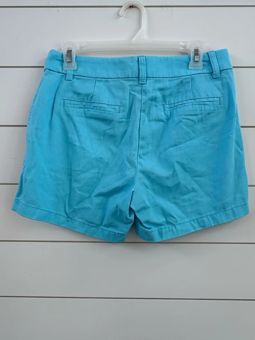 J. Crew Aqua Tailored Cotton Bermuda Shorts